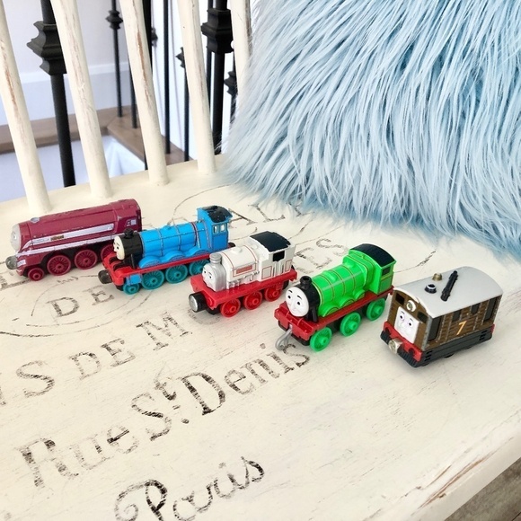 Thomas And Friends, Diecast Trains, Engine, Set of 5, Good Used Condition - Picture 1 of 13